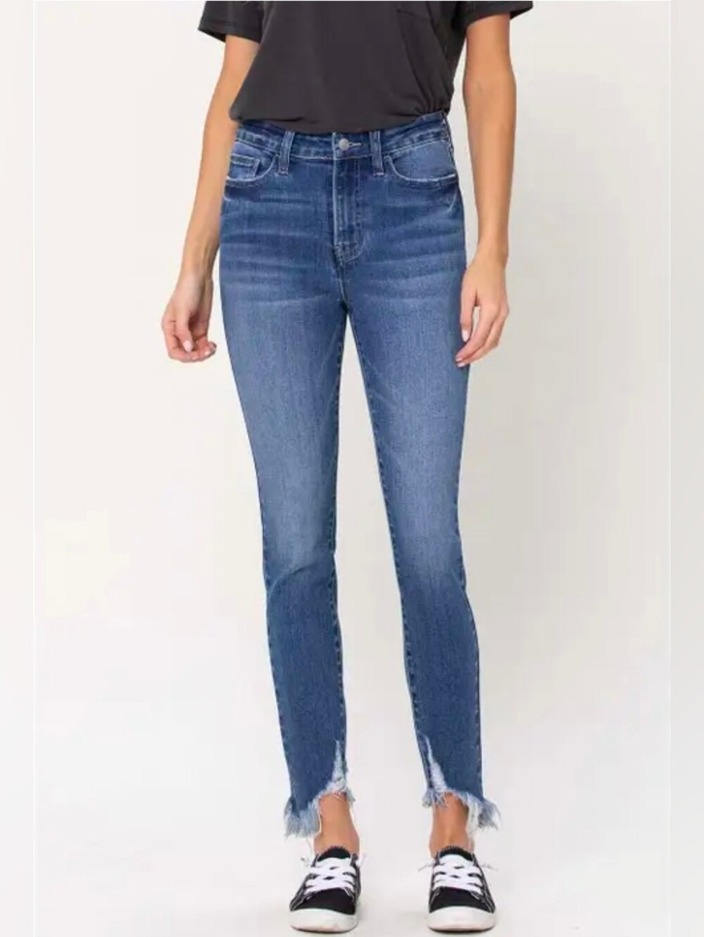 Vervet High Rise Cropped Distressed Jeans Size 31 P6